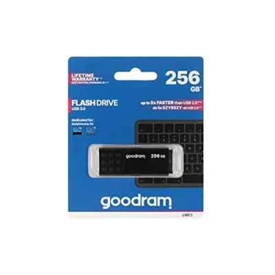 Afbeelding van Goodram UME3 2560K0R11 USB flash drive 256 GB Type A 3.2 Gen 1 (3.1 1) Zwart
