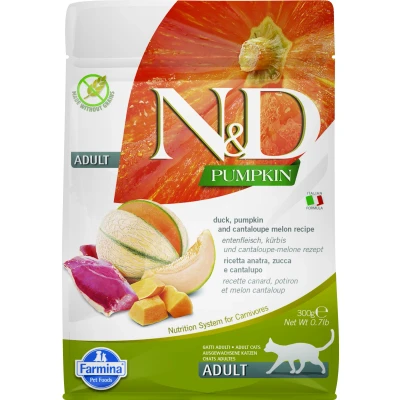 Afbeelding van N&amp;D Pumpkin kattenvoeding Eend 300 gr.