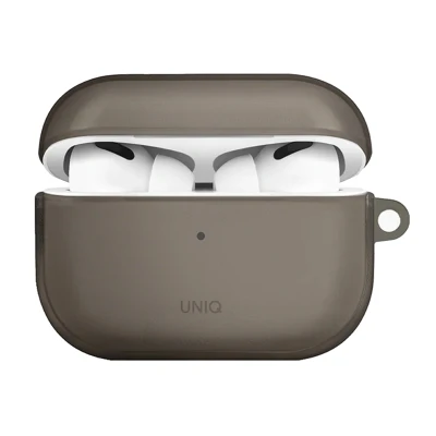 Afbeelding van Uniq Apple AirPods Pro 2 hoesje Glase Case Zwart