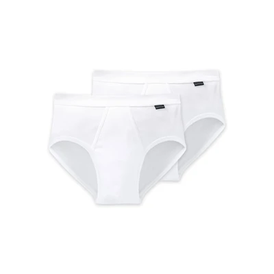 Afbeelding van Schiesser 2 PACK Onderbroeken, Heren, Maat: Medium, Weiss