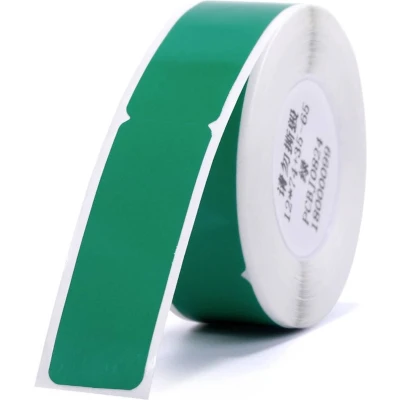Afbeelding van NIIMBOT A2K18638901 Etiketten (rol) 72 x 12.5 mm Groen 65 stuk(s) Kabeletiketten