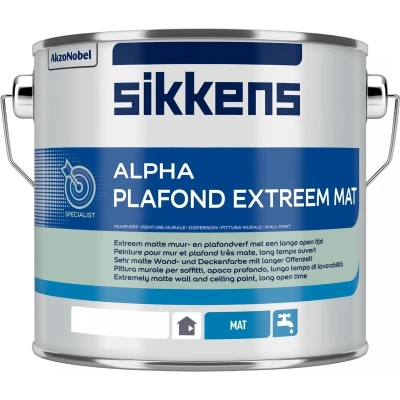 Afbeelding van Sikkens Alpha Plafond Extreem Mat Muurverf 10 liter Mengbaar