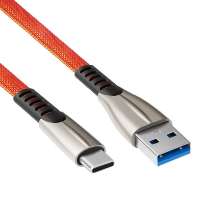 Afbeelding van 1 m USB C naar A kabel
