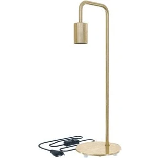Afbeelding van Bailey stand small tafellamp goud e27 150x530mm met 1 5m snoer schakelaar en eurostekker 240v max 60 145195