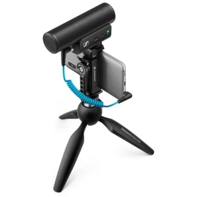 Afbeelding van Sennheiser MKE 400 Mobile Kit cameramicrofoonset voor smartphone