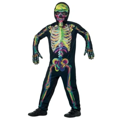 Afbeelding van Glow in the Dark Skeleton Costume (S)