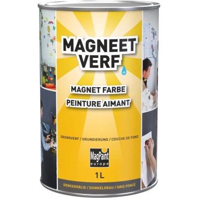 Afbeelding van MagPaint Magneetverf 1 liter Donkergrijs