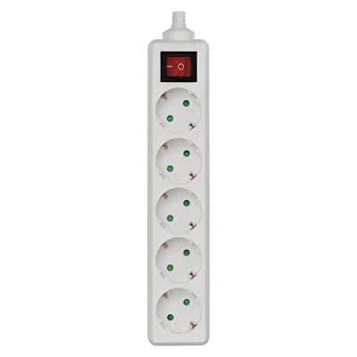 Afbeelding van EMOS DG DC05K (P15C) 5 polige stekker SCHUKO met schakelaar, (Zonder kabel)