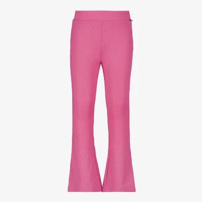 Afbeelding van TwoDay geribde meisjes flared broek roze Maat 92