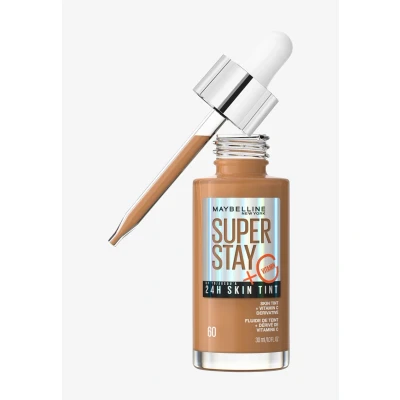 Afbeelding van 1+1 gratis: Maybelline SuperStay 24H Skin Tint Foundation 60 30 ml