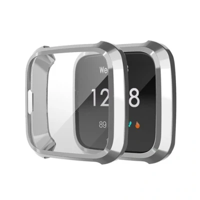 Afbeelding van Fitbit Versa Lite Soft TPU case (volledig beschermd) Grijs