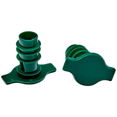 Afbeelding van IBILI Set van 2 ciderpluggen, roestvrij staal, groen/zwart, 1 stuk, geassorteerd model