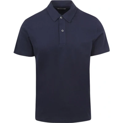 Afbeelding van King Essentials The James Poloshirt Navy maat S heren met Modern fit Pasvorm Katoen Suitable Herenkleding