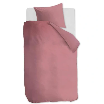 Afbeelding van Dekbedovertrek Ambiante Cotton Uni Pink Katoen 200 x / 220 cm 2 Persoons
