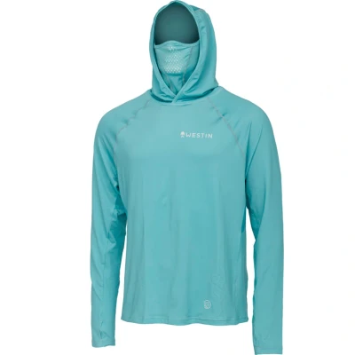 Afbeelding van Westin Bay UPF Hoodie W/Neck Gaiter L Sea Breeze Viskleding