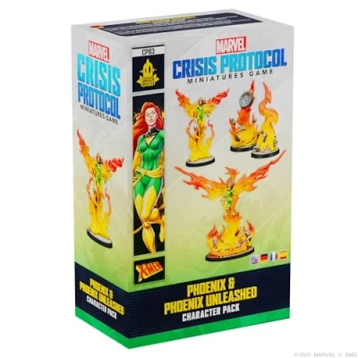 Afbeelding van Asmodee Marvel Crisis Protocol Phoenix &amp; Unleashed Tafelblad Miniaturen Spel Leeftijd 14+ 2 Spelers 90+ Minuten speeltijd