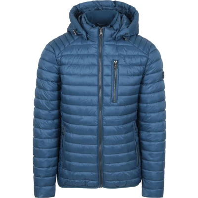 Afbeelding van Suitable Copenhagen Jas Mid Blauw Maat M Heren Zomerjassen