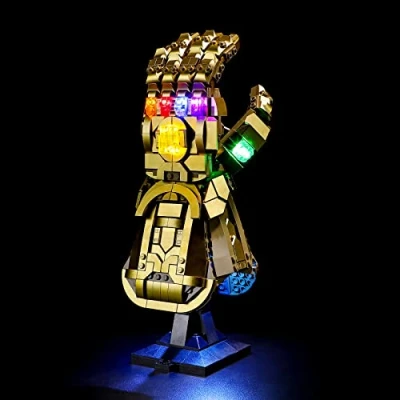 Afbeelding van LIGHTAILING Ledlicht voor Lego 76191 Infinity handschoenen, verlichtingsset compatibel met model (Lego bouwstenen niet inbegrepen)