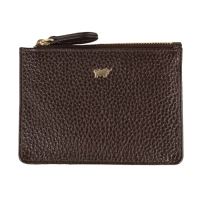 Afbeelding van Braun Büffel Leren Portemonnee Sleutelgeval Asti Mini Wallet 4CS Choco Bruine