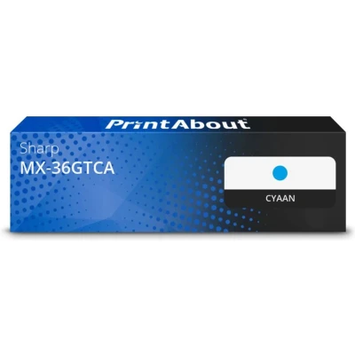 Afbeelding van Huismerk Sharp MX 36GTCA Toner Cyaan Extra hoge capaciteit