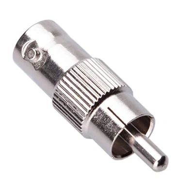 Afbeelding van BNC naar RCA Adapter, Vrouwelijke aansluiting Phono Mannelijke Plug, CCTV Coaxiale Kabel Koppeling Connector Adapter Compatibel met Beveiligingscamera Surveillance Monitor TV DVR Camera