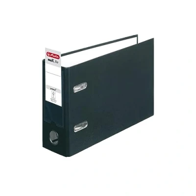 Afbeelding van Herlitz 10842334 hefboom archiefmap maX.file protect A5 langwerpig 8cm zwart