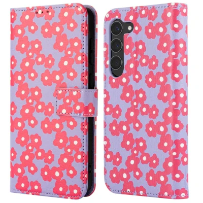 Afbeelding van imoshion Hoesje Geschikt voor Samsung Galaxy S23 Design Bookcase smartphone Dusty Rose Blossoms