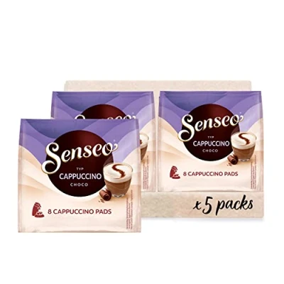 Afbeelding van Senseo Pads Cappuccino Choco, 40 koffiepads, 5 x 8 dranken, 460 g