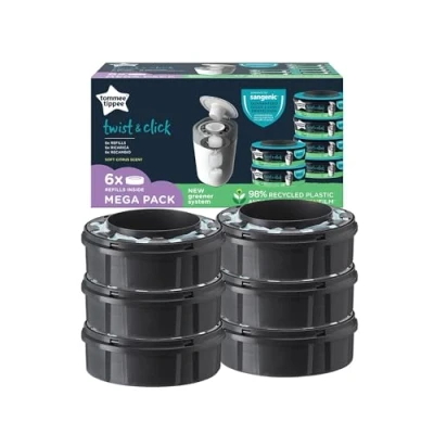 Afbeelding van Tommee Tippee Click &amp; Twist Navulcassettes 6 Stuks