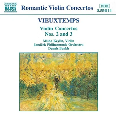 Afbeelding van Misha Keylin, Janacek Philharmonic Orchestra, Dennis Burkh Vieuxtemps: Violin Concertos Nos. 2 &amp; 3 (CD)
