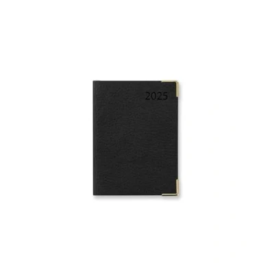 Afbeelding van Letts of London Connoisseur Mini Pocket week om 2025 dagboek te bekijken zwart
