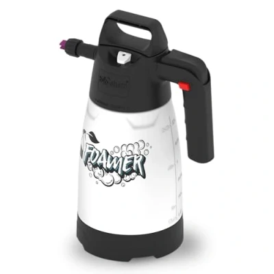 Afbeelding van Biologische schuimkanon druksproeier, schuimsproeier, inhoud 1,5 liter, universele schuimgenerator voor verschillende reinigers zoals autoshampoo en fietsreiniger