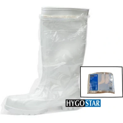 Afbeelding van Hygostar Laarsovertrek Wegwerp Overlaars One Size 100 stuks transparant