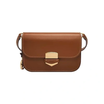 Afbeelding van Fossil Lennox Schoudertas, Dames, Maat: One Size, Medium brown