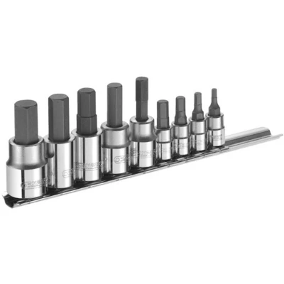 Afbeelding van Expert by Facom schroevendraaierdoppenset 6 kant 3/8&quot; en 1/4&quot; 9 delig E034802