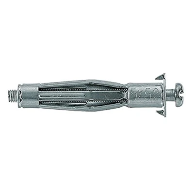 Afbeelding van Fischer HM 5 x 65 S metalen hollewandpluggen met schroef voor het bevestigen van foto&#039;s, gordijnrails in paneelmaterialen 20 stuks art.nr. 538883