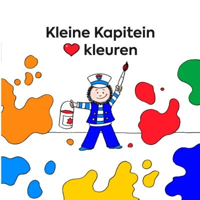 Afbeelding van Kleine Kapitein kleuren (Hardback)