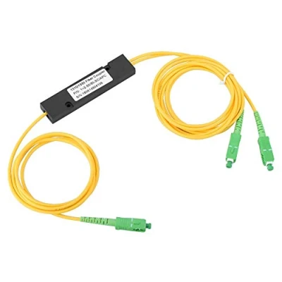Afbeelding van DEWIN Singlemode glasvezel Splitter,Glasvezel Pigtail SC APC 1X2 PLC Fiber Optische splitter SC/UPC PCL