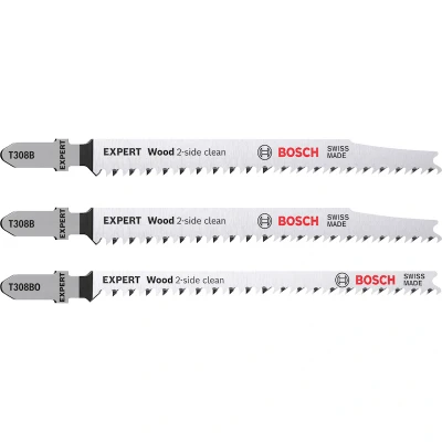 Afbeelding van Bosch T308B &amp; T308BO Expert Decoupeerzaagbladenset Wood (3 Stuks)