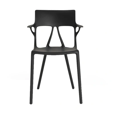 Afbeelding van Kartell A.I. Eetkamerstoel Zwart Pot Interieur