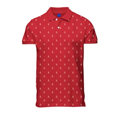 Afbeelding van JACK &amp; JONES JORCOLLECT Polo SS FST Poloshirt voor heren, Rococco rood, L, Red, L