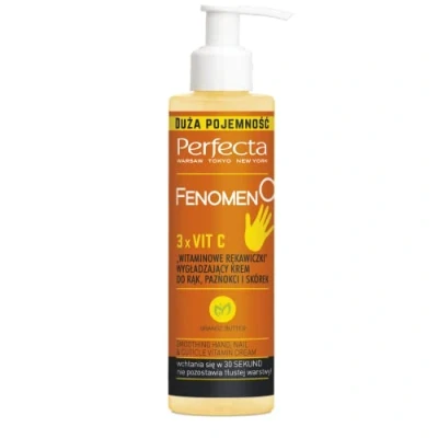 Afbeelding van PERFECTA_Fenomen C Witaminowe rêkawiczki wyg3adzaj¹cy krem do r¹k paznokci i skórek 195 ml