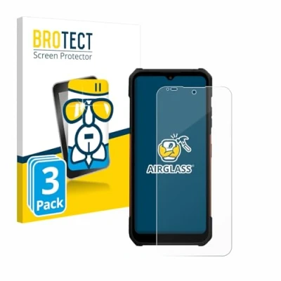 Afbeelding van BROTECT Glas Screen Protector voor myPhone Hammer Construction 2 Thermal 5G (3 Stuks) Schermbeschermer [9H Hardheid, Beschermglas Folie niet Glas]