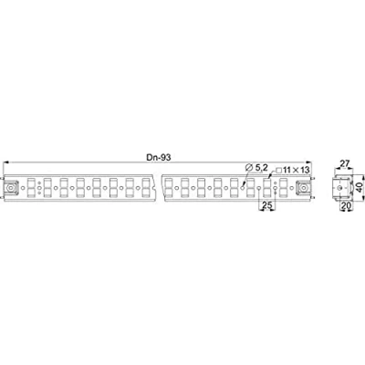 Afbeelding van Schneider electric universele rails 1 rij 65 1000 set a 2 stuks nsysucr40100