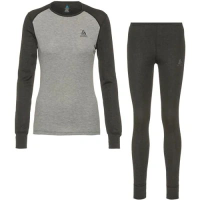 Afbeelding van Odlo Active Warm Eco Special Set Dames Thermoset Dark Grey Melange XS