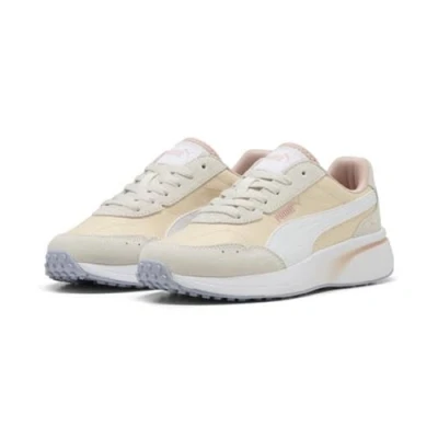 Afbeelding van Puma R78 Glance sneakers ecru/wit/lichtgeel