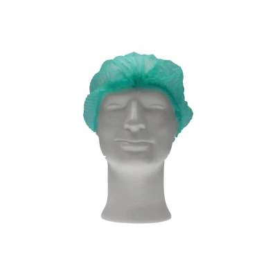 Afbeelding van Haarnetjes CMT Haarnet Clip Cap PP Non Woven Groen Maat XL 58cm
