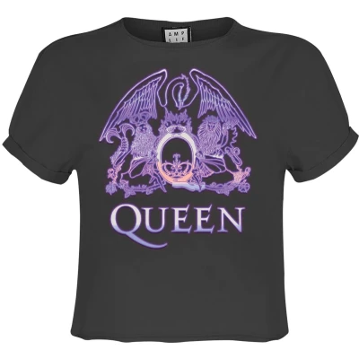 Afbeelding van Queen Amplified Collection Neon Sign T shirt actraciet M