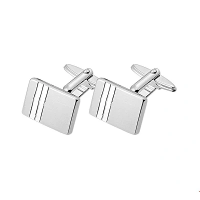 Afbeelding van TFT Manchetknopen Poli/mat Zilver Mat Glanzend 12,0 mm x 18,0
