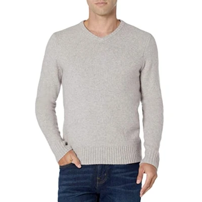 Afbeelding van Amazon Essentials Sweater met V hals voor heren, lange mouwen,Lichtgrijs,3XL 4XL